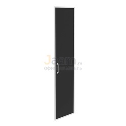 Мебель для персонала Фасад стекло в раме высокий правый O.SR-1(R) black