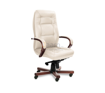 Кресло для руководителя VICTORIA A кожа+кож.зам.