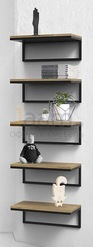 Мебель для персонала Стеллаж средний из полок METALFRAME OAK
