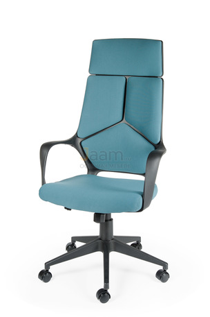 Кресло IQ CX0898H черно-голубое